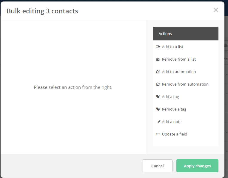 activecampaign edit contacts