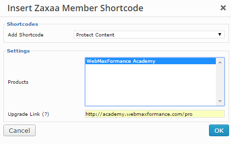 zaxaa member protect partial content shortcode