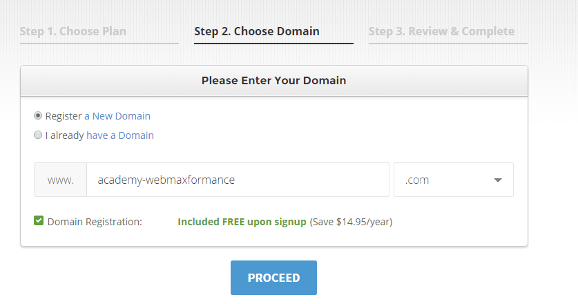 siteground register domain