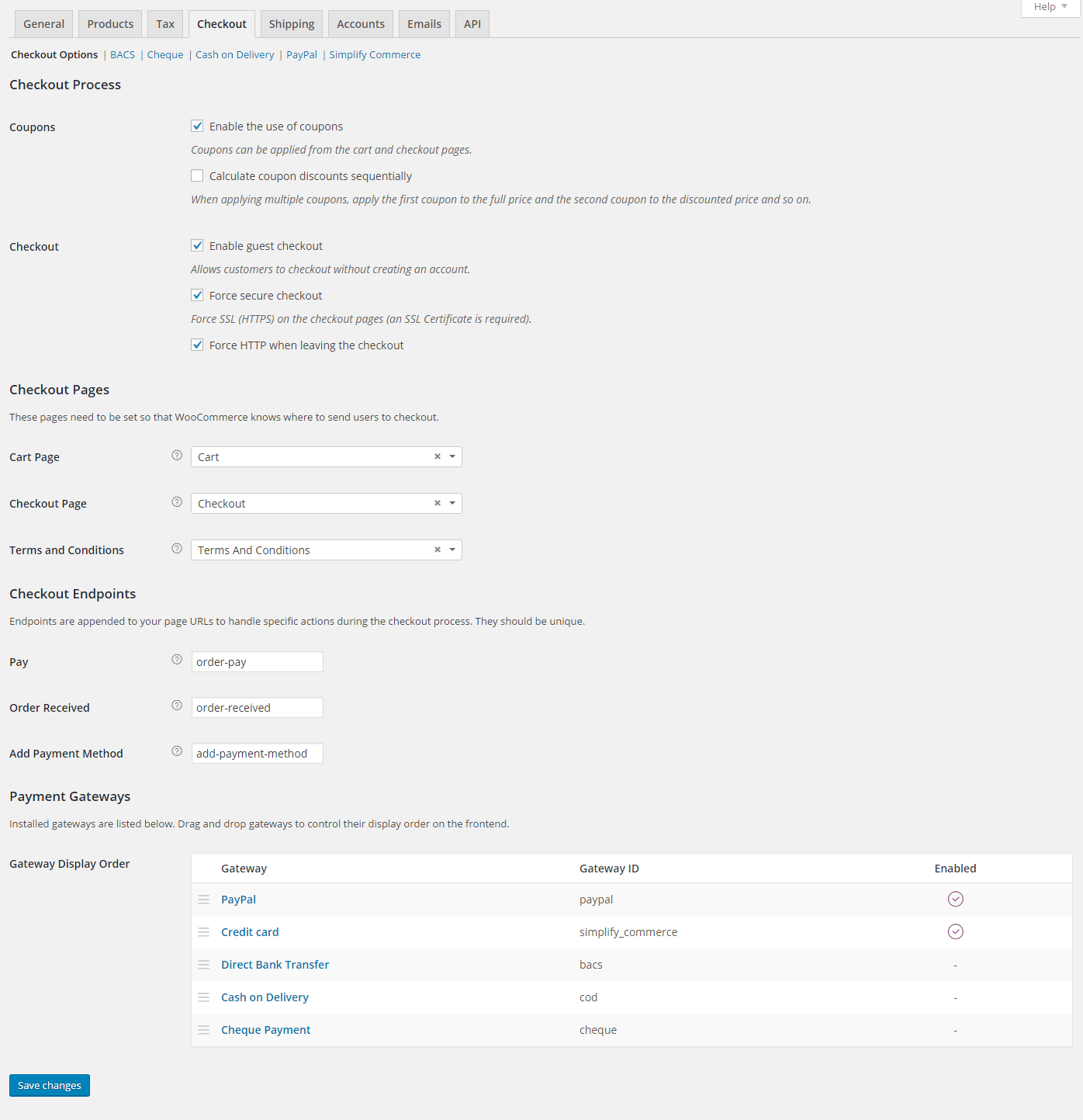 woocommerce checkout