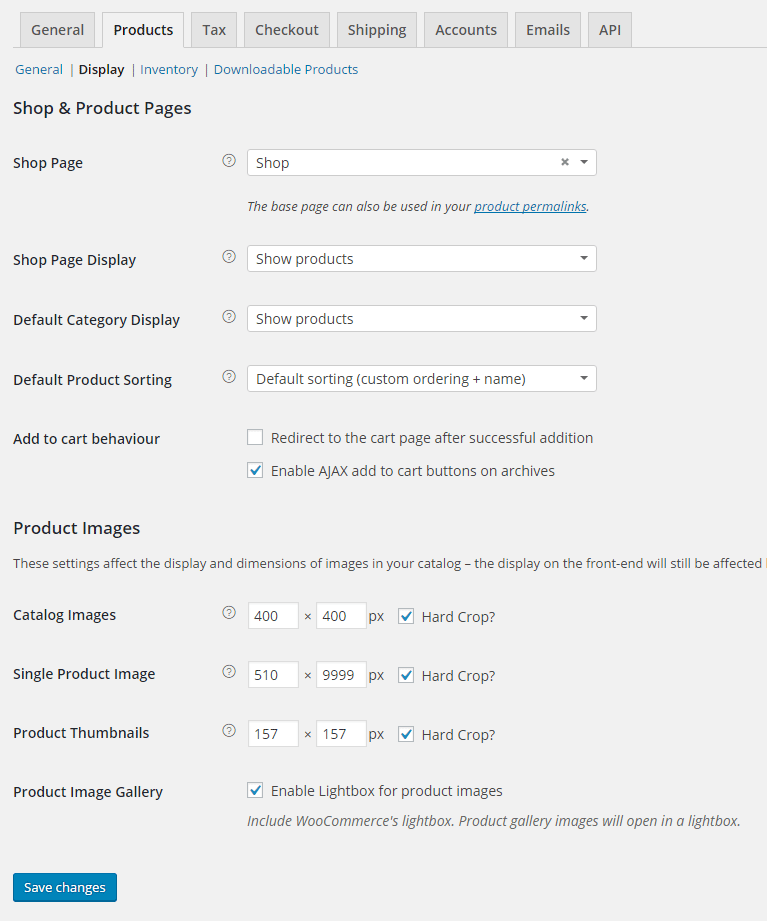 woocommerce products display